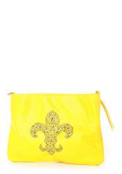 Friis & Company Ashy Fleur-De-Lis Clutch