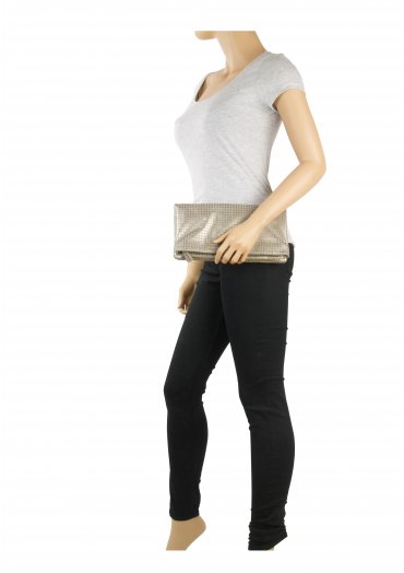Clutch Fritzi Aus Preußen Ronja Classic Seal Dark Bronze – Borsa Da Sera In Ecopelle
